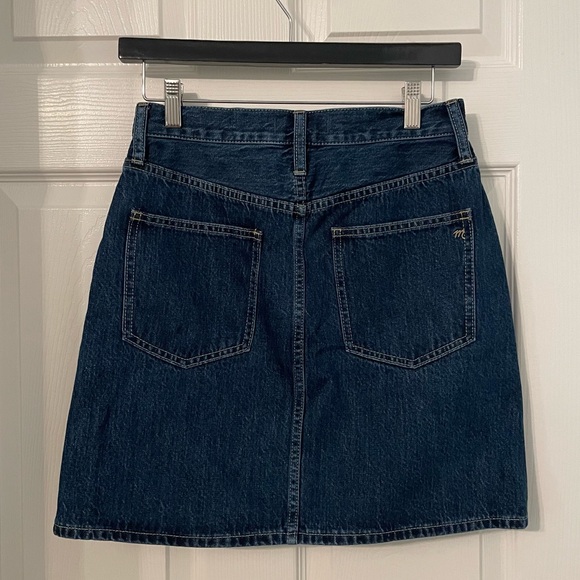 Madewell Denim High-Waist Straight Mini Skirt in Sunberry Wash - Size 25 - NWT!! - Picture 6 of 8